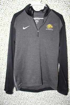 Nike Dri-FIT Southern Miss Golden Eagles 1/4 Zip Pullover Jacket Men s Small