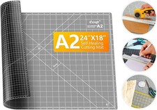 Ecraft Self Healing Cutting Mat:18" x 24" Double Sided 5-Ply Hobby Mat, A2 Rotar