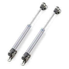 Silver Cabinet Gas Struts Lid Support 10 Inch 4 PCS 120N/26 LB