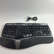 Microsoft Natural Ergonomic Keyboard USB 4000 v1.0 KU-0462 Tested Working