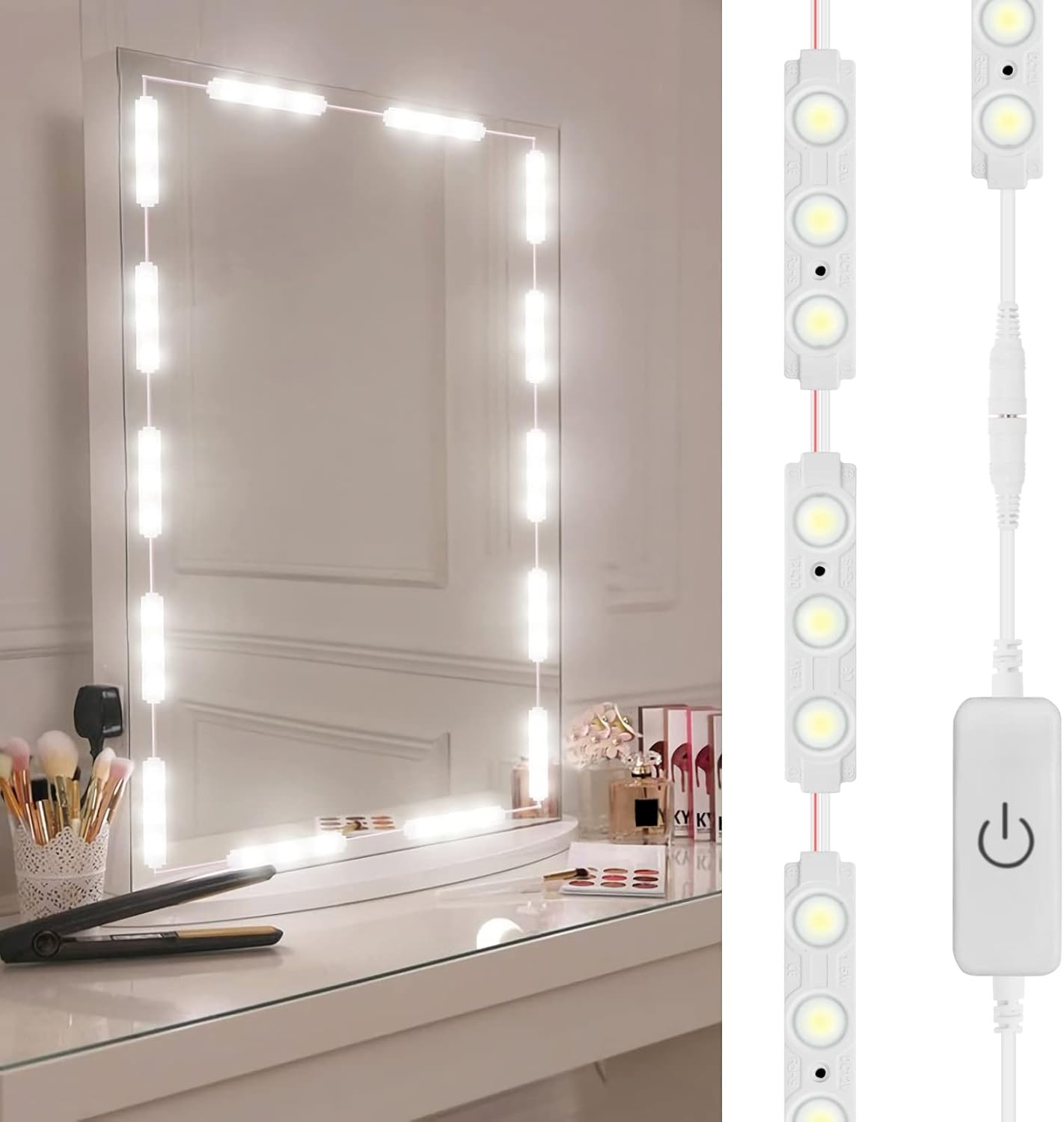 Luci Specchio Trucco LED 6000K: Illuminazione Professionale per Make-Up