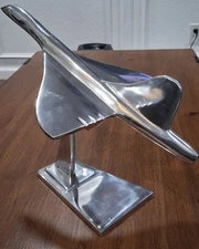Aluminum Airplane Art Table Top Stand