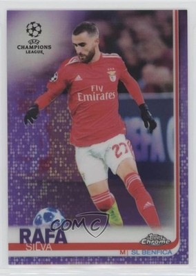 2018 Chrome UEFA Champions League Purple Refractor /250 Rafa Silva Rookie RC i4v