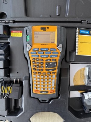 Dymo Rhino 6000 Industrial Label Maker w/ Case - Used - Tested & Working
