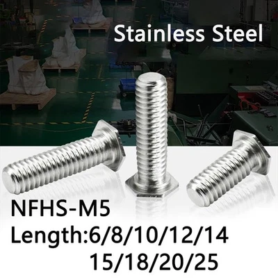 304 Stainless Steel Hex Head Press Riveting Screw Press Rivets 6-25 Thread M5 - Image 1 of 4