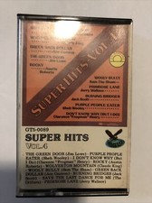 Cassette Tape Super Hits Volume 4 1987 Highland Records Various Artists