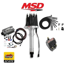 MSD Complete Black Ignition Kit - Digital 6AL/Distributor/Wires/Coil BBC Chevy