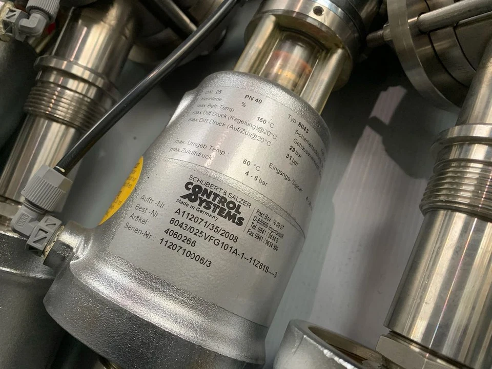 Schubert & Salzer 8043 Gleitschieber-Regelventil Dn 25 - Imagen 2 de 4