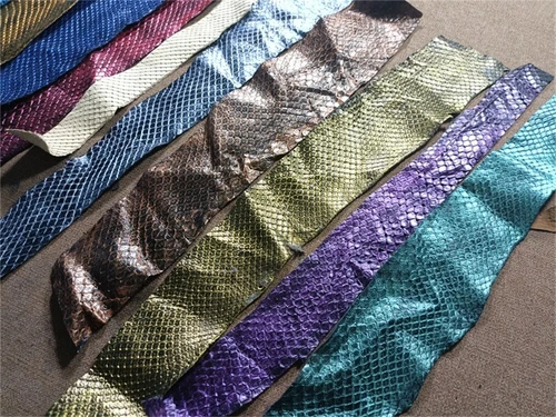 2PCS/3PCS Genuine Python Snake Skin Leather Hide Soft Real Leather Taxidermy DIY - Picture 8 of 50