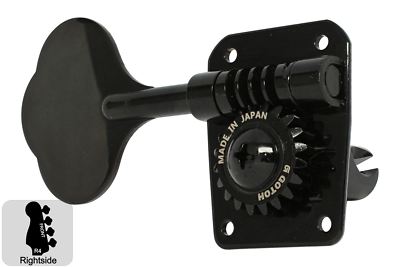 GOTOH GB10 Bass Tuning Machines Tuners - Open Gear - 4R - Black | eBay