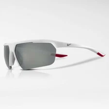 Nike Gale Force Sunglasses White Frame/Grey Lens CW4670 100