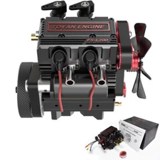 Toyan FS-L200 Twin-Cylinder Four-Stroke Nitro RC Engine