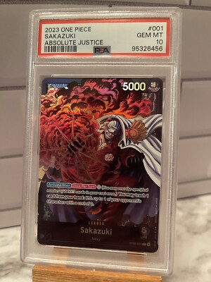 Sakazuki - ST06-001 - L - Foil New Starter Deck 06: The Navy One Piece - PSA 10 | eBay Sakazuki - ST06-001 - L - Foil New Starter Deck 06: The Navy One Piece - PSA 10 | eBay