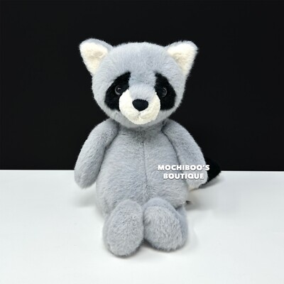 Jellycat WHISPIT RACCOON Plush PREOWNED RETIRED RARE HTF LOVEY