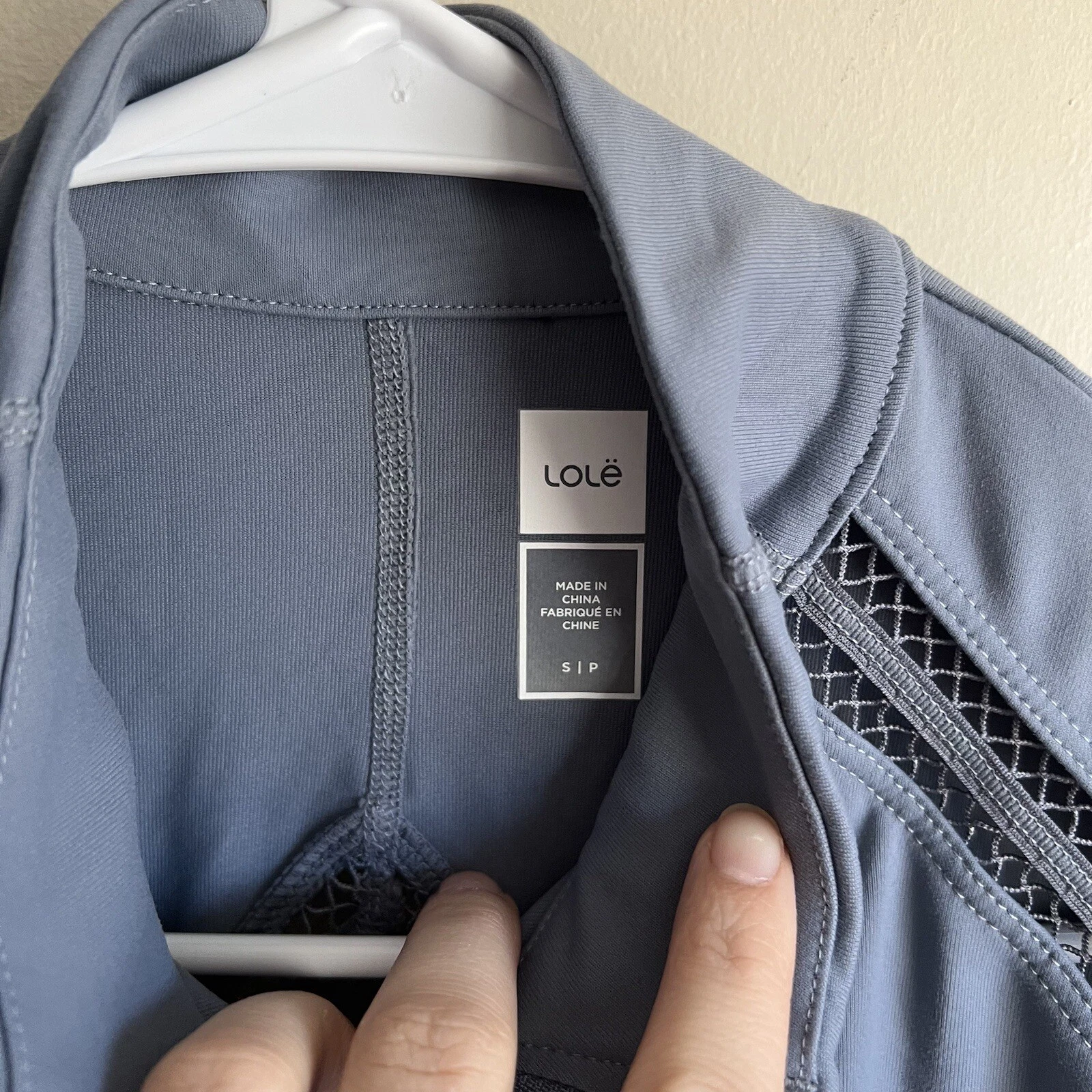 lole thumbhole zipper active athletic jacket
