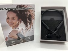 MONODEAL Bone Conduction Headphones Bluetooth Open Ear Headphones Wire New