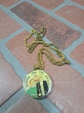 Fifty Funny Fellows 2003 Mardi Gras Doubloon Necklace Mobile Alabama
