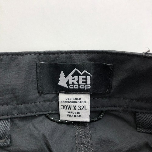 REI Co-Op Sahara 30x32 (Fits 30W 31L) Convertible Zip Hiking Pants Gray 150401 - Picture 8 of 10