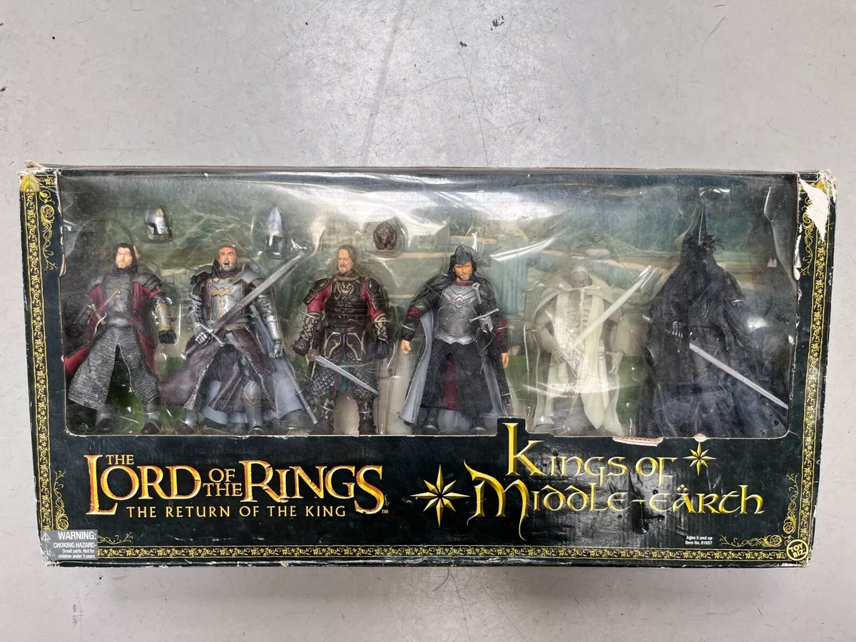 BOXED LORD OF THE RINGS KINGS OF MIDDLE EARTH TOY BIZ ACTION