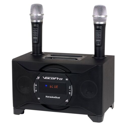 VOCOPRO KARAOKEDUAL Bluetooth BoomBox Wireless System - Picture 1 of 5