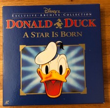 Walt Disney's Donald Duck - A Star is Born - Japan Import Laserdisc - Pre-Owned
