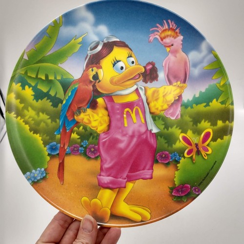4 PIATTI MCDONALD’s allo zoo vintage 1996 Ronald Grimace Hamburglar Birdie - Foto 4 di 10