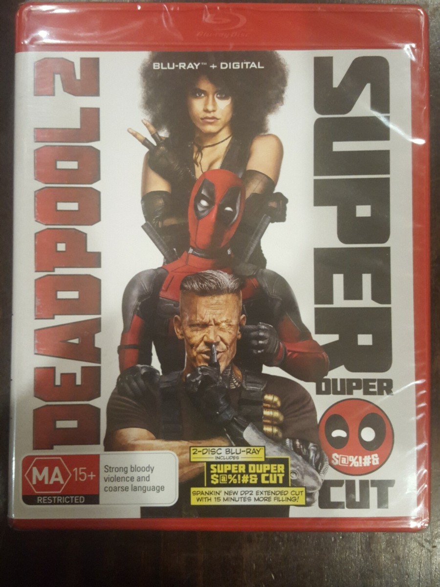 DEADPOOL 2 SUPER DUPER CUT BLU-RAY RYAN REYNOLDS 2-DISC