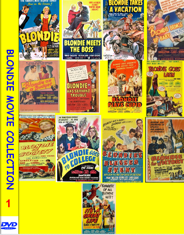 BLONDIE FILM COLLECTION - COMPLETE 28 MOVIE COLLECTION (135 Sold)