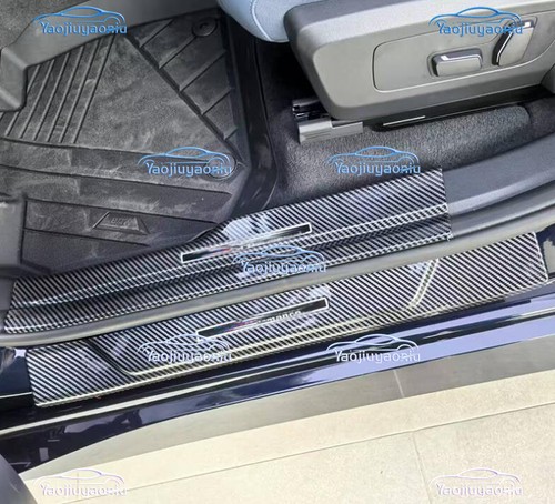 ABS Carbon Fiber Car exterior door sill protection plate For BMW X3 M50 2025-26 - Picture 8 of 10