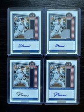 Drew Beam TENNESSEE VOLS 2023 USA stars Stripes auto Autograph Lot X4