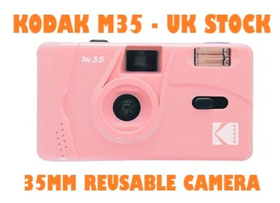 Kodak M35 35mm Reusable Film Camera UK STOCK Pink