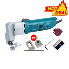 220V Iron Sheet Cutter Electric Shearing Scissors Nibbler Steel Plate Corrugated