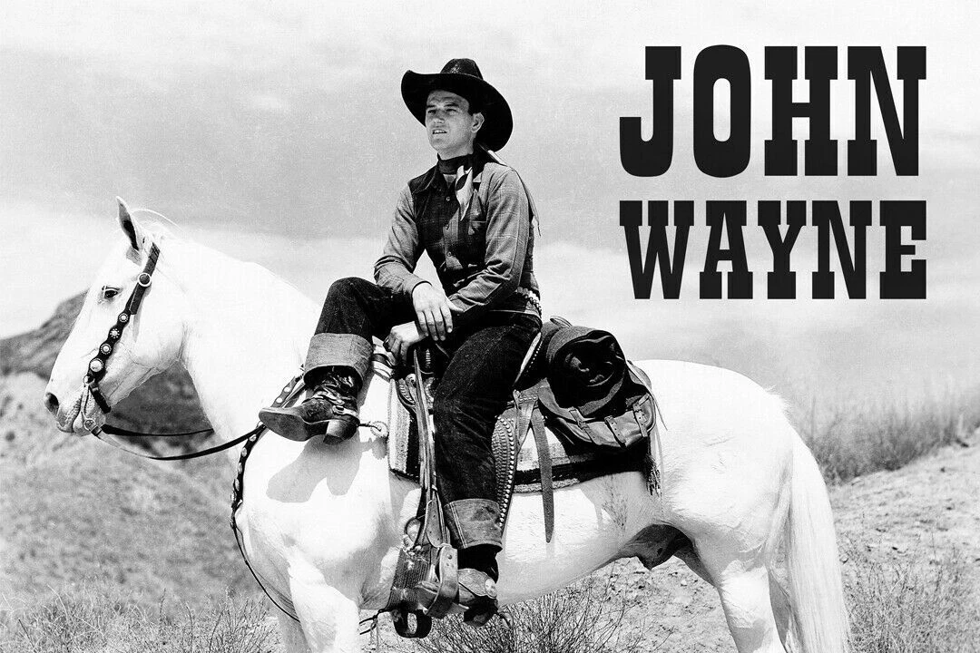 John Wayne Riding Horse