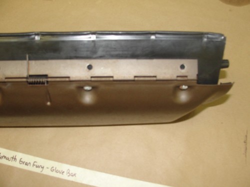 Factory Original 74 Plymouth Gran Fury DASH GLOVE BOX DOOR LID COMPARTMENT LINER - Picture 15 of 17