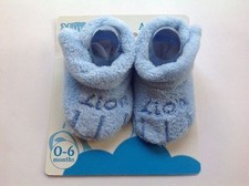 Baby Infant Booties Size 0-6 Month Soft Warm Paw Embroidery Girl Cat Boy Lion