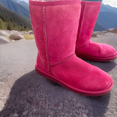 新品未使用 24cm UGG 【classic tall 】5825w/RED Women's UGG boots handmade in Australia Classic Tall Colours
