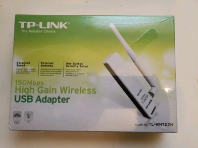 TP-LINK 150Mbps High Gain Wireless USB Adapter No. TL-WN722N   Factory Sealed