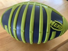 2012 Hasbro Nerf Sports Weather Blitz Football Blue/Green