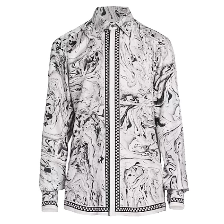 Dolce&Gabbana Silk Casual Button-Down Shirts for Men