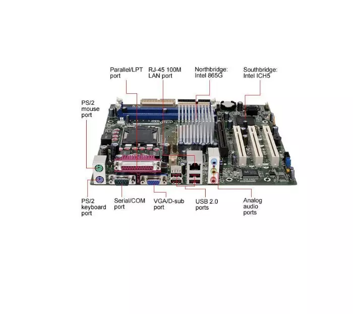 Intel desktop shop board d865gsa