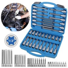 32-tlg Bitset Innen Vielzahn Torx N&uuml;sse Set Imbus Nu&szlig; Innentorx 1/2" Werkzeug