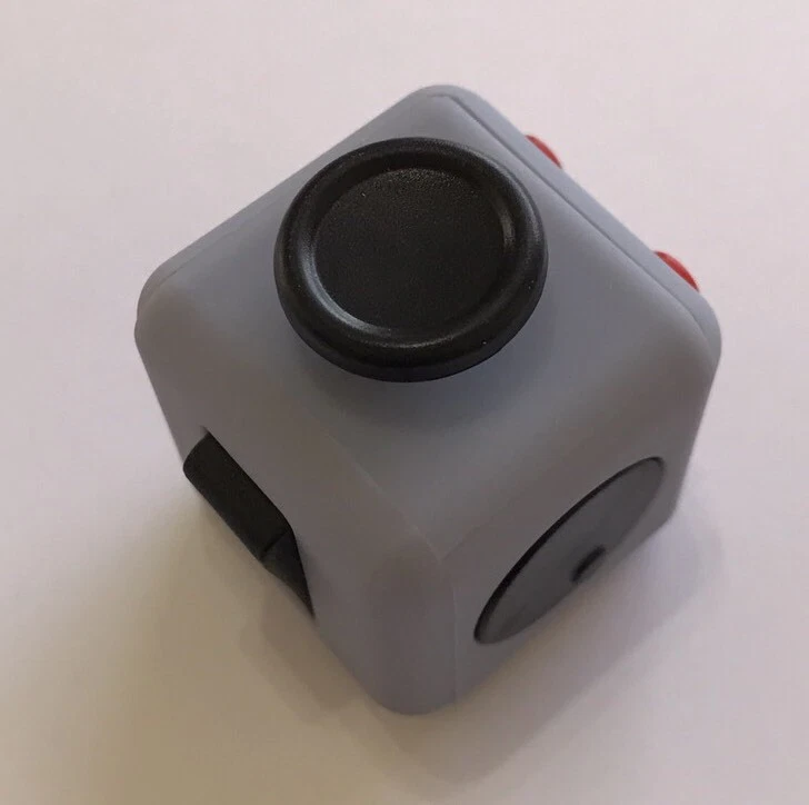 FIDGET CUBE & SPINNER GADGET Sollievo Stress Ansia Focus ADHD Terapia Autismo - Immagine 3 di 4