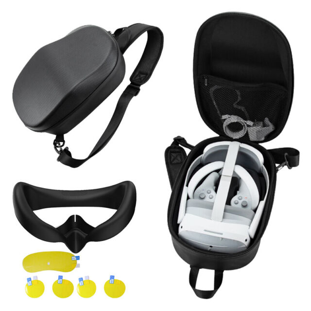 For PICO 4 VR Headset Storage Bag and Silicone Mask Cover Protection- FU10396