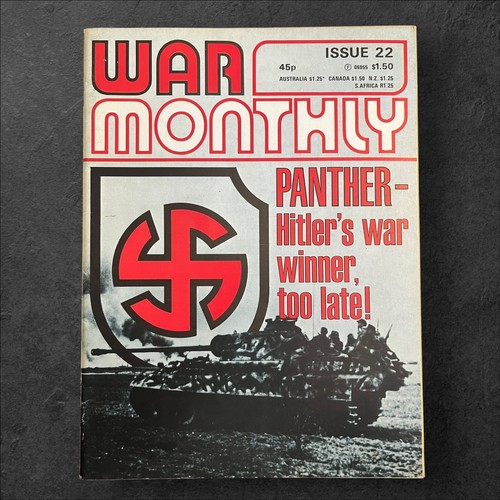 War Monthly Magazine Ausgabe # 22 Marshall Cavendish 1970er Panther Januar 1976