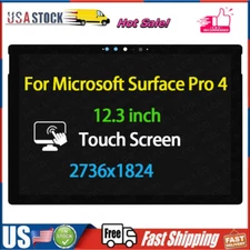 For Microsoft Surface Pro 4 1724 LCD Display Touch Screen Digitizer Replacement