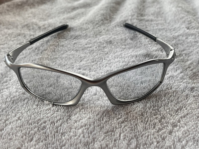 OAKLEY HATCHET SUNGLASSES Mercury w/ Titanium Clear O-LUMINUM