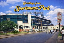 MODERN Postcard - SPORTSMAN'S PARK ST. LOUIS Missouri Baseball Stadium A1