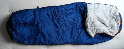 Nordisk Outdoor-Schlafsack, Youngster, 150 cm, blau/schwarz, sehr guter Zustand