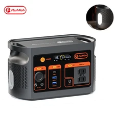 FlashFish E103 Portable Power Station 179Wh LiFePO4 Solar Generator for Camping