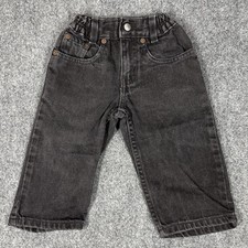 Vintage Levis 566 Loose Fit Jeans 2T Black Made in USA Toddler 90s